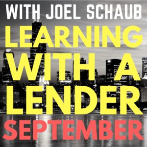 Learning With A Lender Joel Schaub